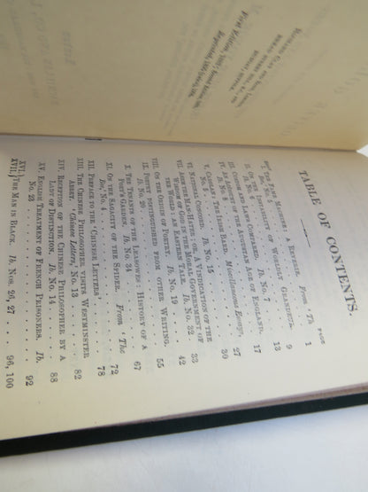 Essays of Oliver Goldsmith Selected and Edited With Introduction and Notes By Charles Duke Yonge 1904