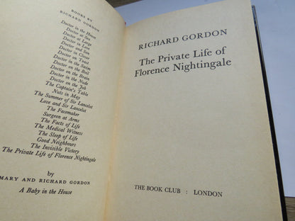 The Private Life of Florence Nightingale By Richard Gordon 1979 book image 2