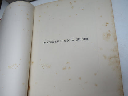 Savage Life in New Guinea, the Papuan in many moods by Charles W. Abel book image 4