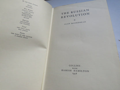 The Russian Revolution By Alan Moorehead 1958 book image 3