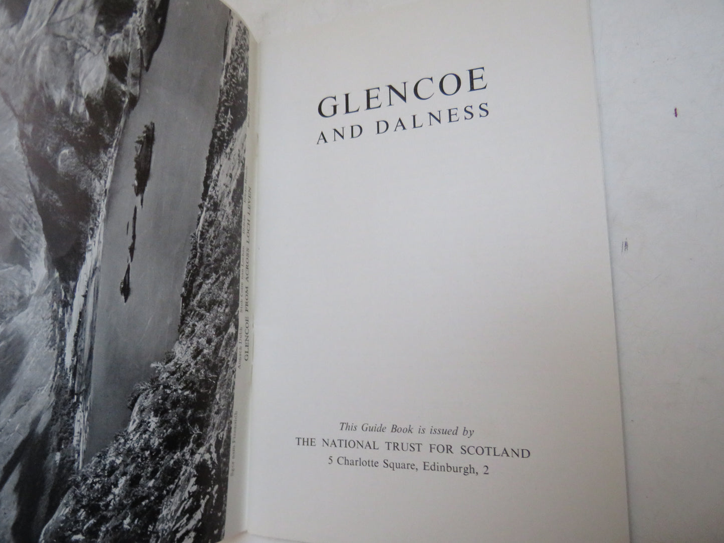 Glencoe and Dalness, Illustrated Guidebook, The National Trust for Scotland, 1957