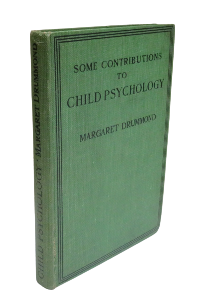 Some Contributions to Child Psychology by Margaret Drummond, 1923 book front cover