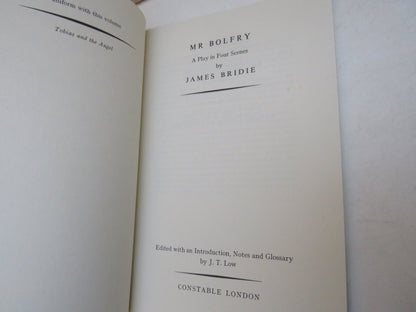 Mr Bolfry, A Play in Four Scenes, by James Bridie, with an introduction and notes by Dr J. T. Low, 1 book image 3
