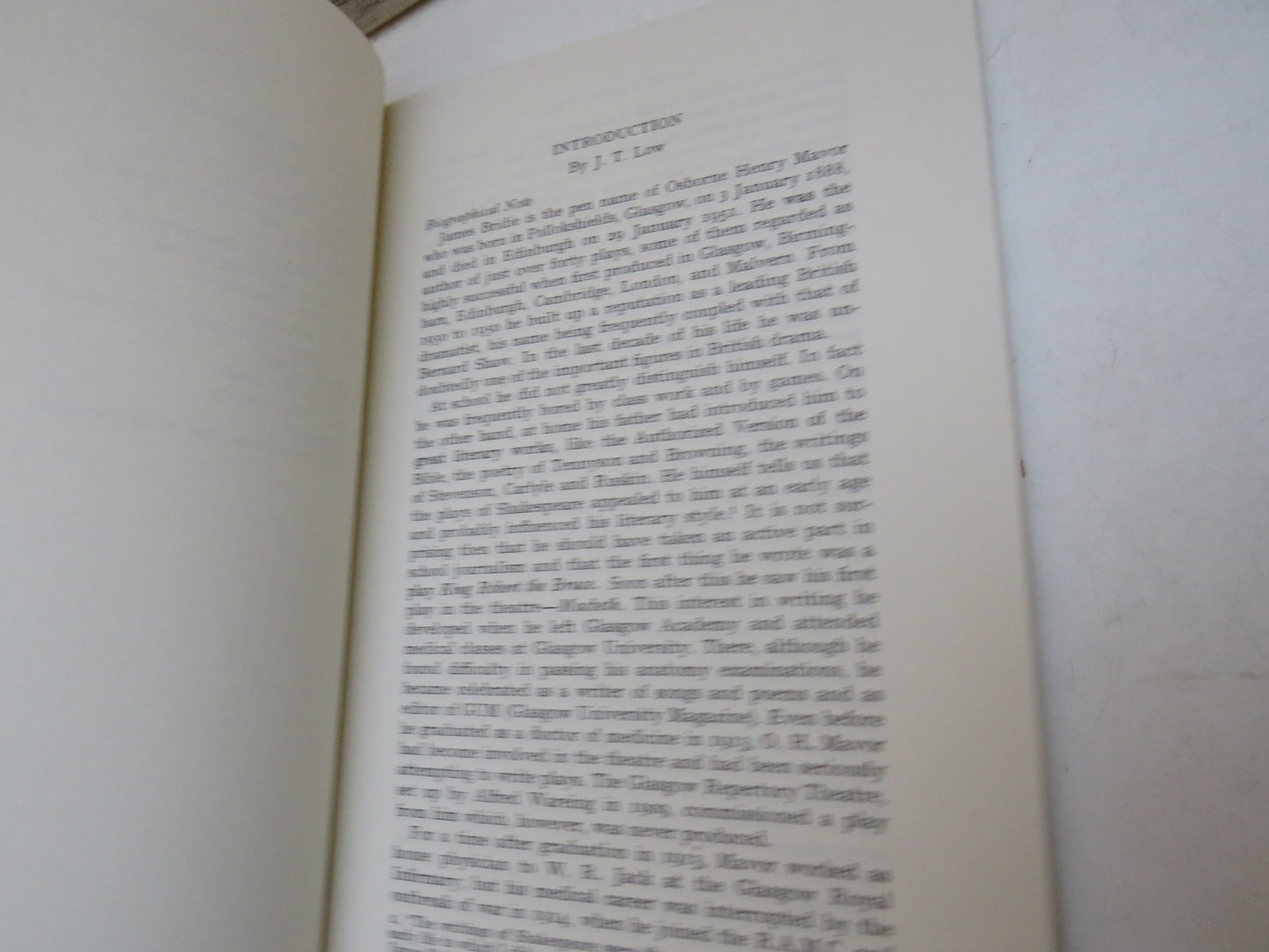 Mr Bolfry, A Play in Four Scenes, by James Bridie, with an introduction and notes by Dr J. T. Low, 1978