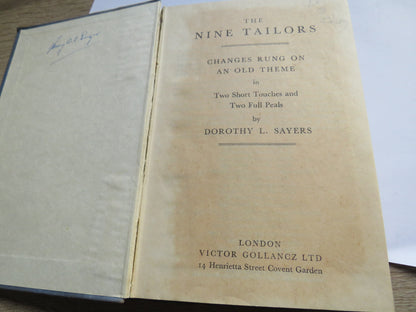 The Nine Tailors Changes Rung On An Old Theme In Two Short Touches and Two Full Peals By Dorothy L.  book image 2