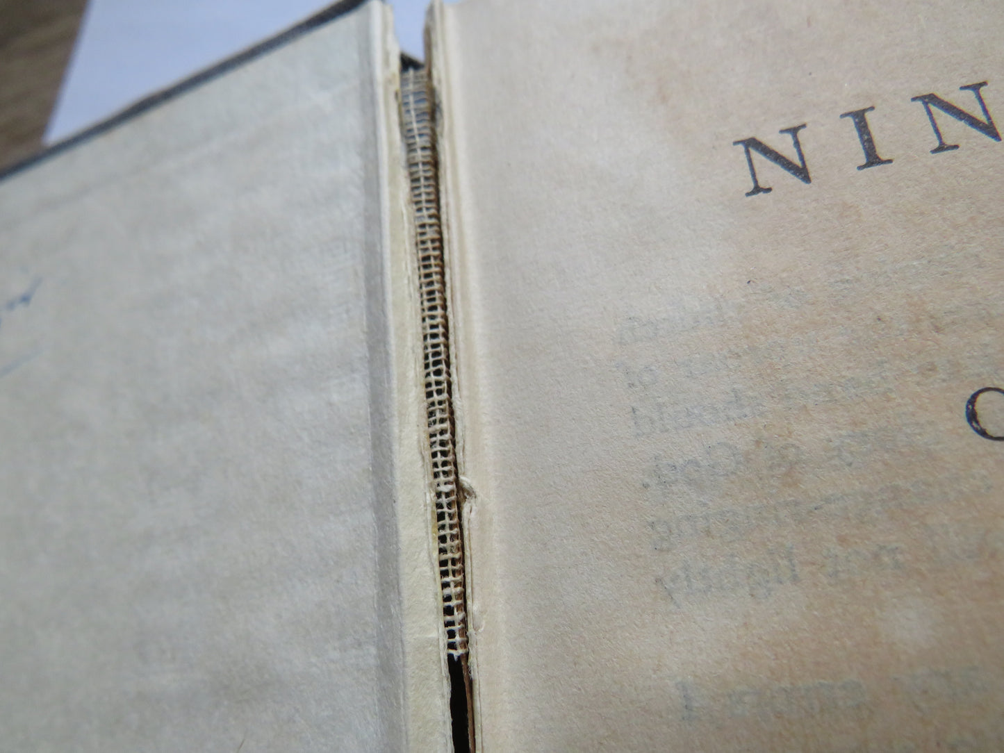 The Nine Tailors Changes Rung On An Old Theme In Two Short Touches and Two Full Peals By Dorothy L. Sayers 1946