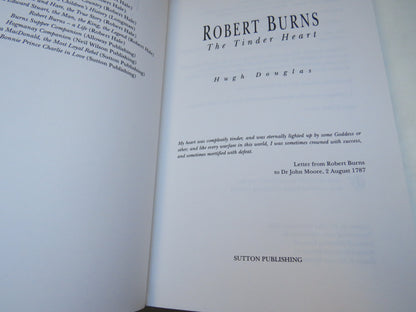 Robert Burns The Tinder Heart By Hugh Douglas 1998