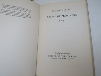 A Sleep of Prisoners, A Play, by Christopher Fry, 1952 book image 5