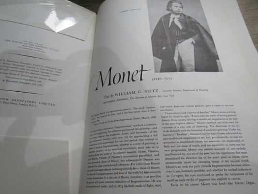Monet An Express Art Book 16 Beautiful Full Colour Prints 1960