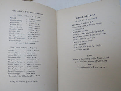 The Lady's Not For Burning by Christopher Fry, 1954 book image 6