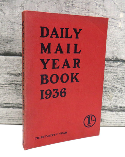 Daily Mail Year Book 1936 edited by David Williamson (Year Book, 1936) book front cover
