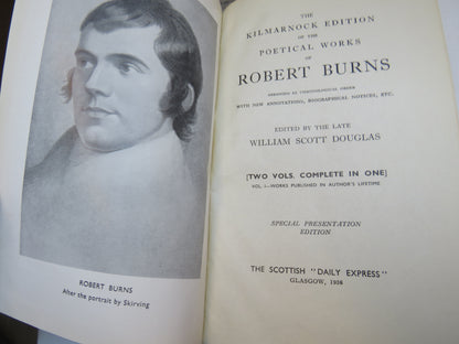 The Kilmarnock Edition of the Poetical Works of Robert Burns 1938