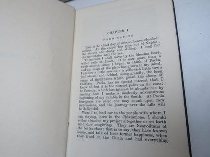 By The Ionian Sea Notes of a Ramble In Southern Italy By George Gissing 1917