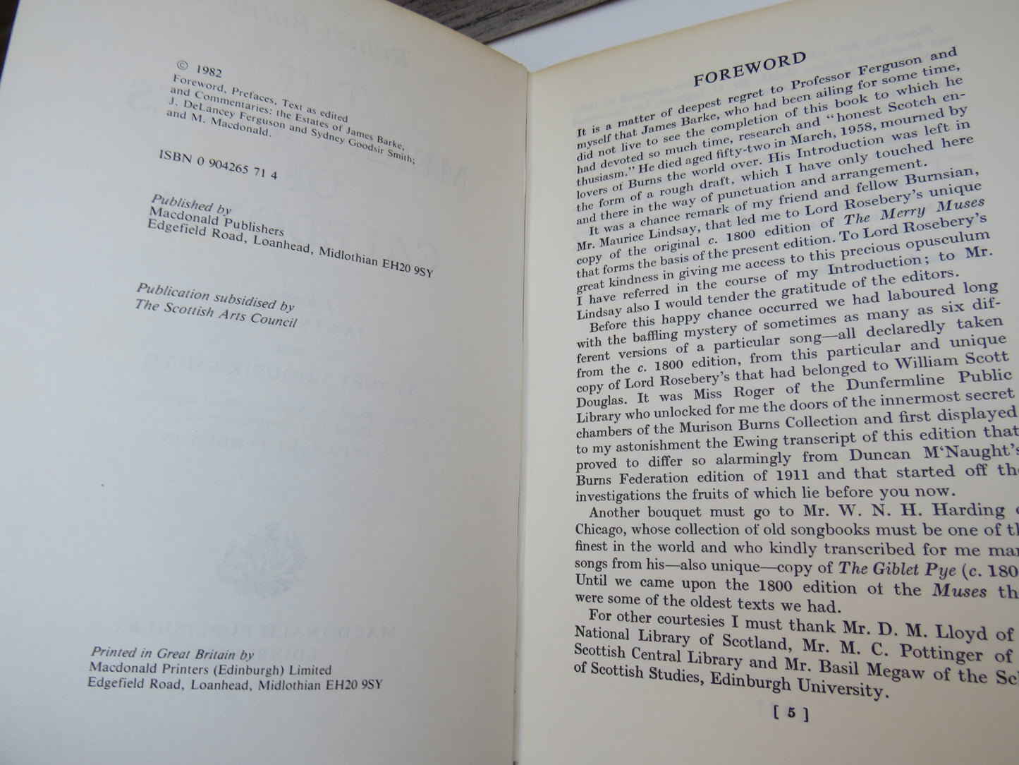 The Merry Muses of Caledonia By Robert Burns Edited By James Barke and Sydney Goodsir Smith 1982