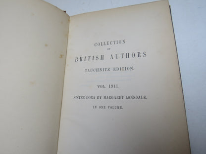 Sister Dora A Biography By Margaret Lonsdale 1880