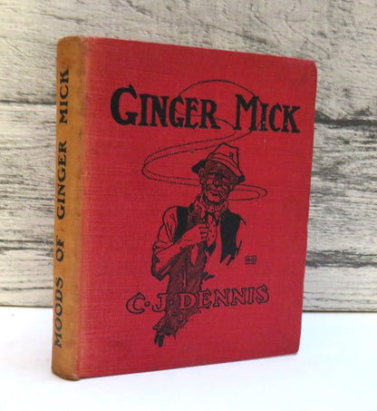 The Moods of Ginger Mick by C. J. Dennis, 1916 book front cover