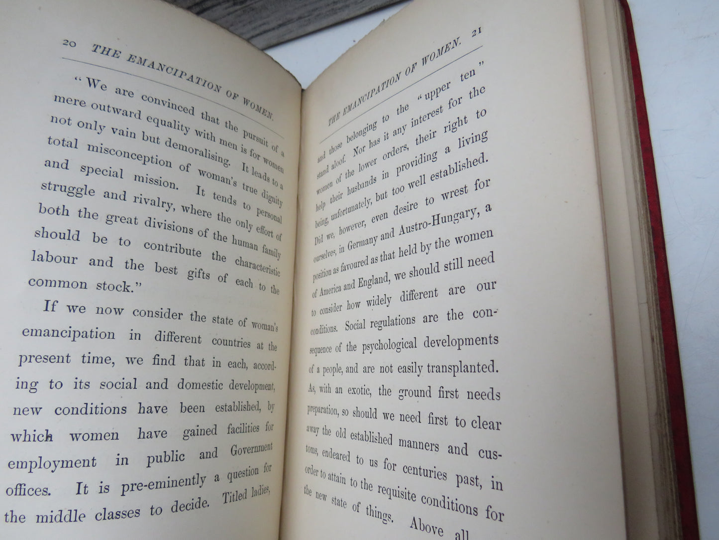 The Emancipation of Women and Its Probable Consequences By Adele Crepaz 1893