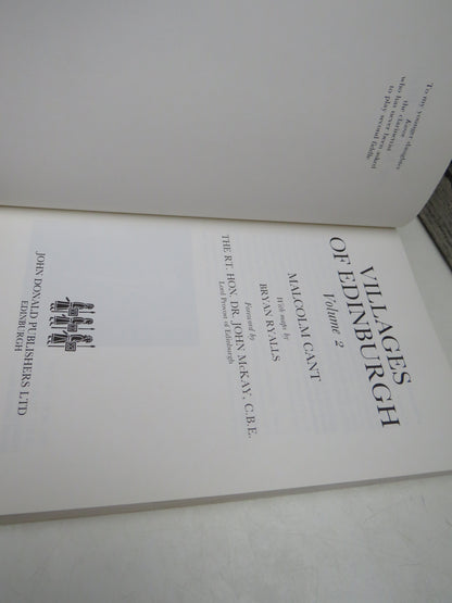 Villages of Edinburgh by Malcolm Cant, Volume 2 (Scottish History Book, 1989) book image 3