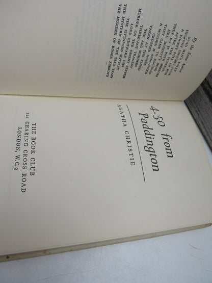 4.50 From Paddington by Agatha Christie (Crime Fiction Book, 1959) book image 3