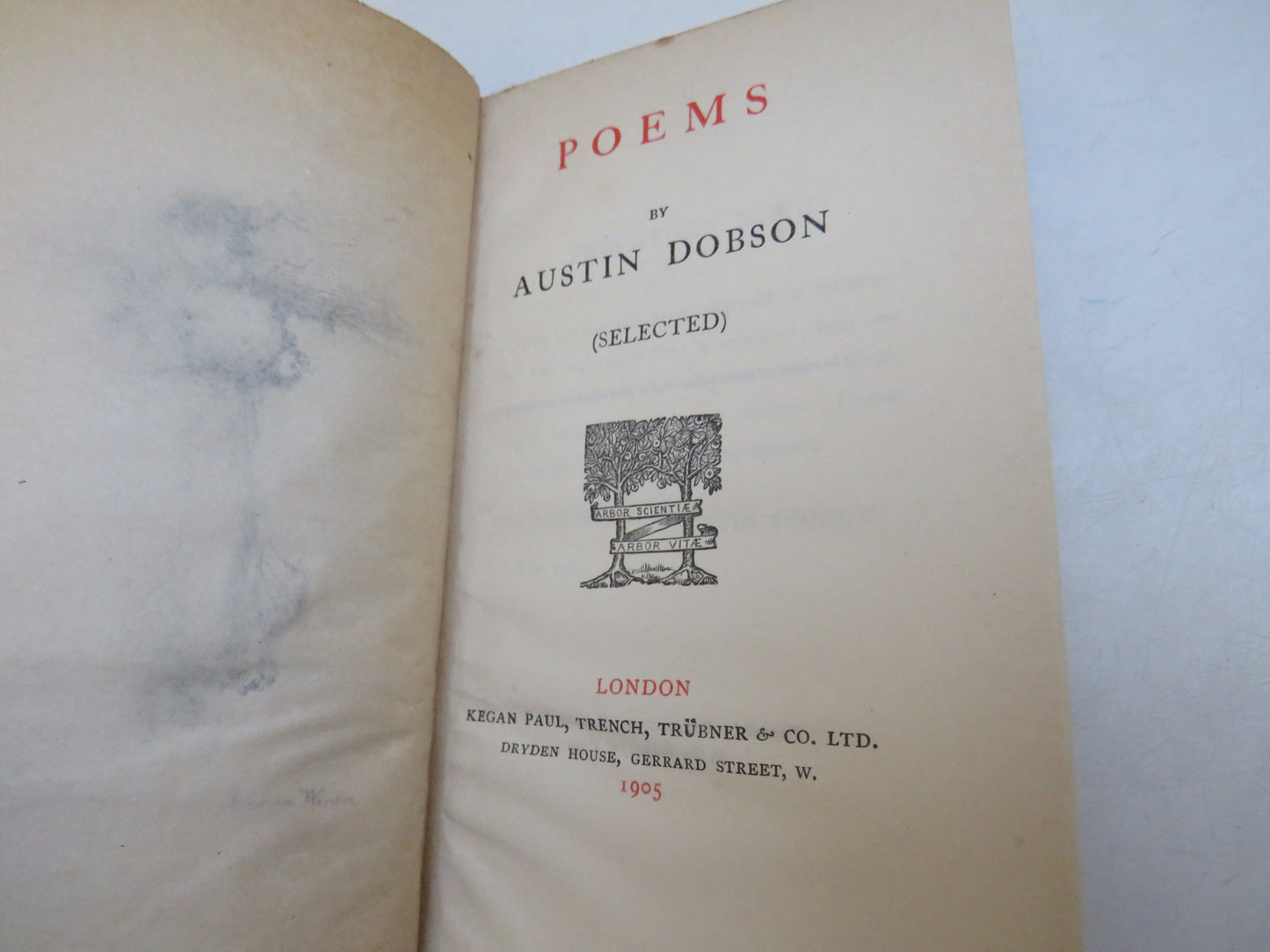Poems by Austin Dobson (Selected) 1905