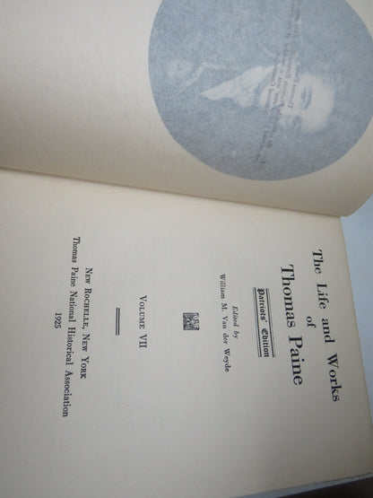 The Life and Works of Thomas Paine edited by William M. Van der Weyde, Complete Set Volumes 1-10, 19 book image 6