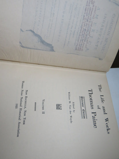The Life and Works of Thomas Paine edited by William M. Van der Weyde, Complete Set Volumes 1-10, 19 book image 7