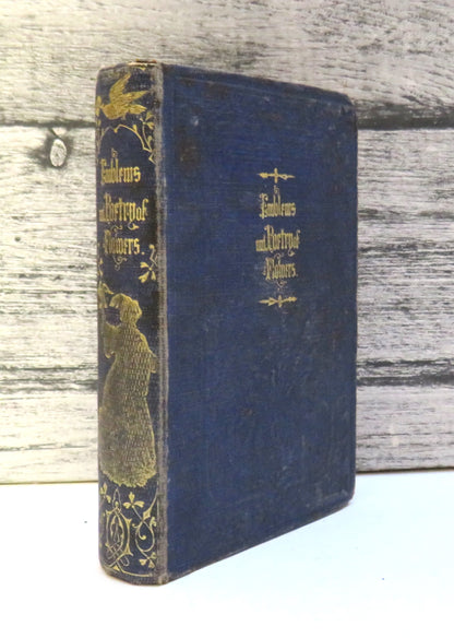Emblems and Poetry of Flowers, 1853 book front cover