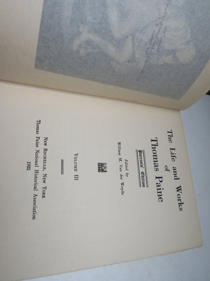 The Life and Works of Thomas Paine edited by William M. Van der Weyde, Complete Set Volumes 1-10, 19 book image 13