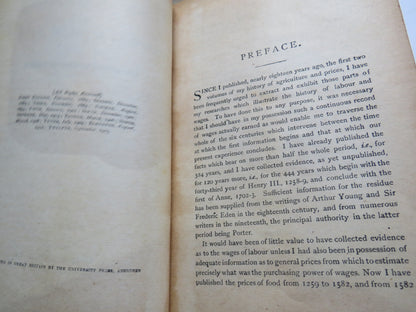 Six Centuries of Work and Wages The History of English Labour By James E. THorold Rogers 1917 book image 3