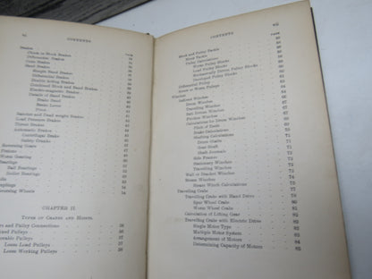 Cranes and Hoists Their Construction and Calculation By Hermann Wilda Translated By Chas Salter 1913