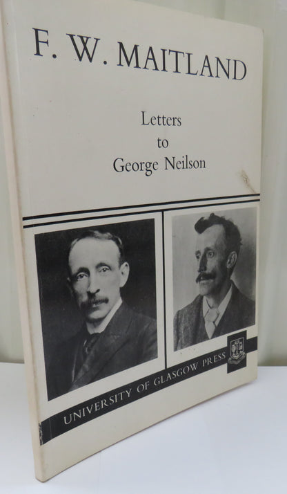 F.W. Maitland Letters To George Neilson Edited By E.L.G. Stones 1976 book image 2