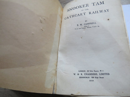 Snooker Tam of the Railway By R.W. Campbell 1919 book image 4