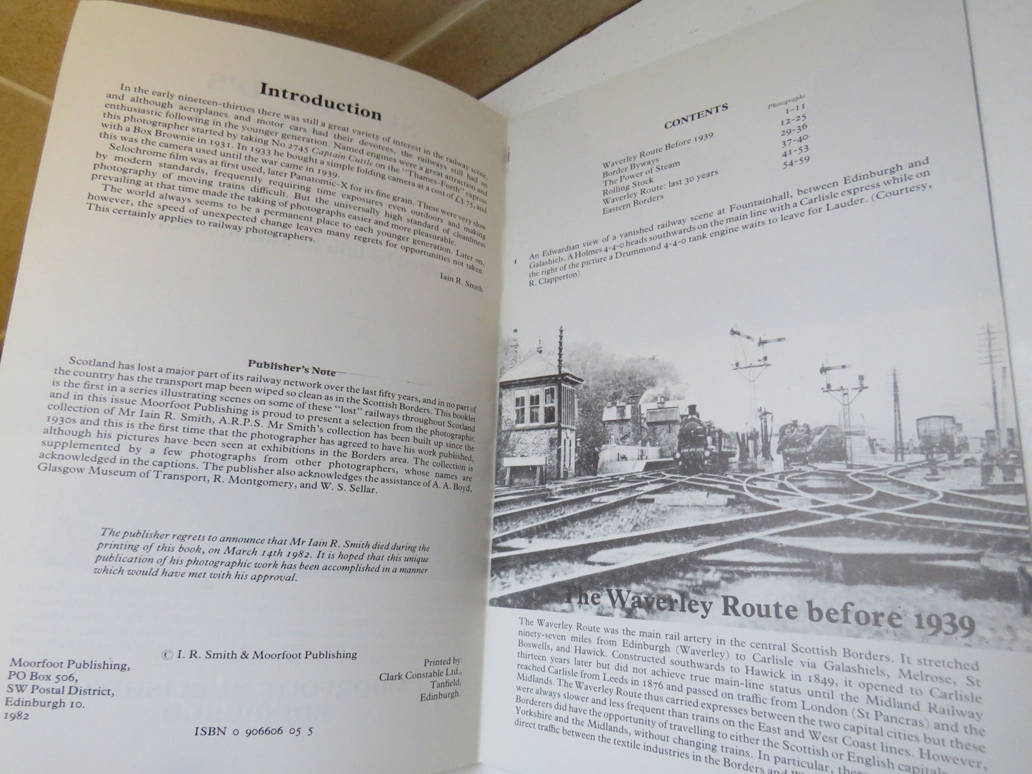 Scotland's Lost Railways - 1. The Borders, Edited by Iain R. Smith, 1982
