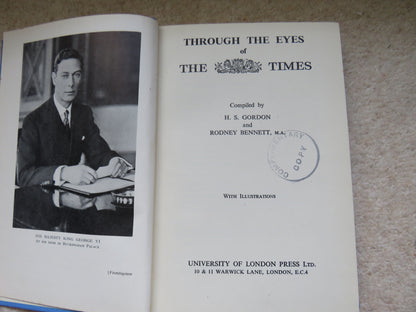 Through The Eyes of The Times Compiled By H.S. Gordon and Rodney Bennett 1937 book image 5