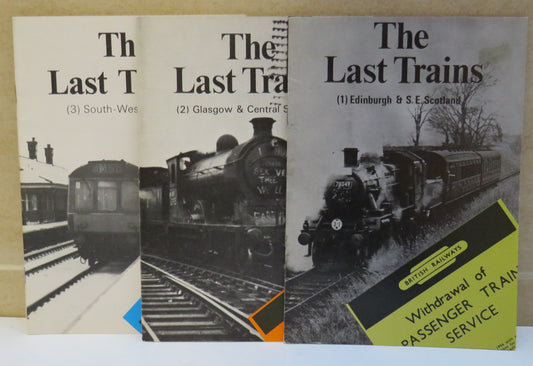 The Last Trains, 1-3, Edinburgh & S.E Scotland; Glasgow & Central Scotland; South-West Scotland