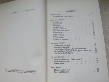 Through The Eyes of The Times Compiled By H.S. Gordon and Rodney Bennett 1937 book image 6