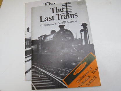 The Last Trains, 1-3, Edinburgh & S.E Scotland; Glasgow & Central Scotland; South-West Scotland book image 4
