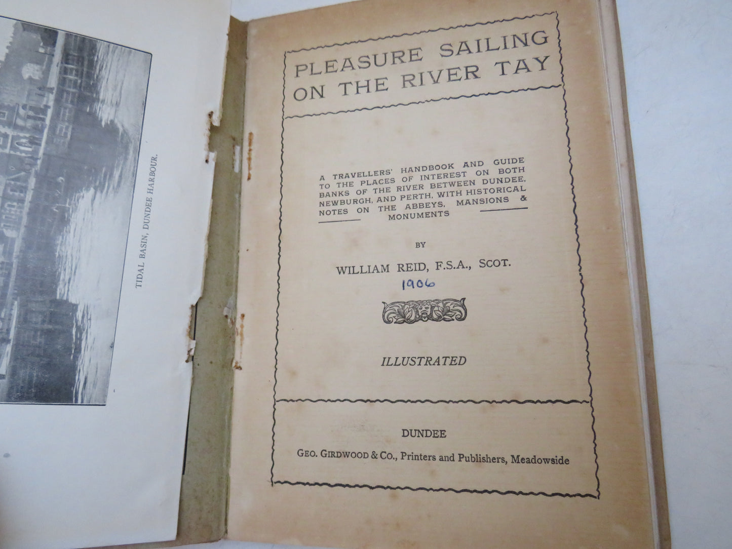 The River Tay By William Reid 1906 A Travellers Handbook