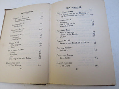 An Anthology of Recent Poetry, compiled by L.D'O. Walters, 1924 book image 7