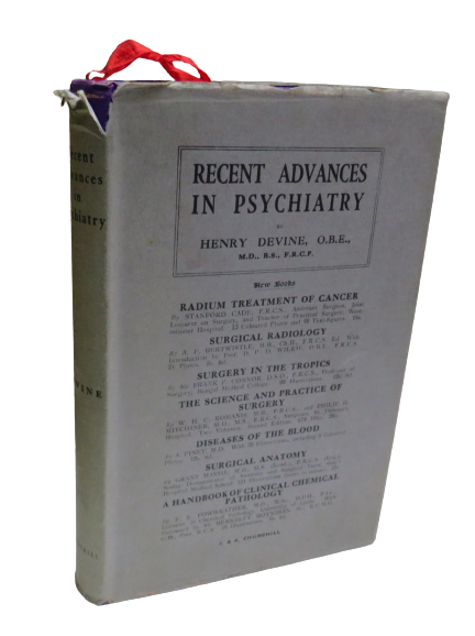 Recent Advances in Psychiatry by Henry Devine, 1929