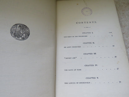 The World's Workers Abraham Lincoln By Ernest Foster, Vintage Biography book image 5