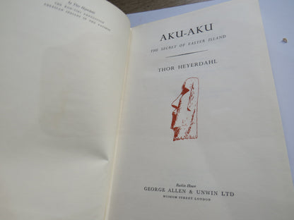Aku-Aku The Secret of Easter Island By Thor Heyerdahl 1958 book image 3