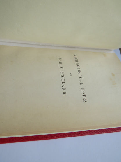 Archaeological Notes On Early Scotland Stracathro District of Strathmore In Angus By William Gerard  book image 3