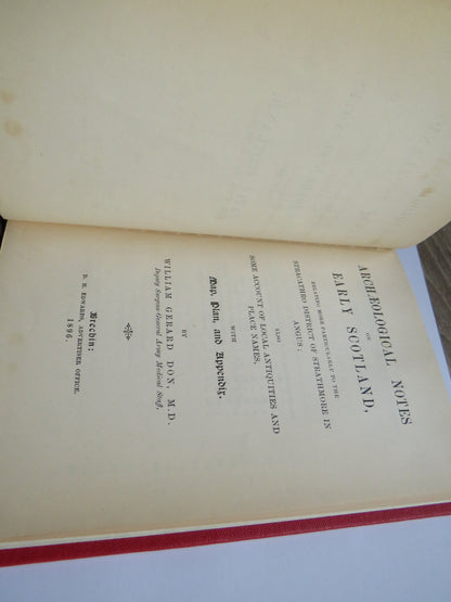 Archaeological Notes On Early Scotland Stracathro District of Strathmore In Angus By William Gerard  book image 4