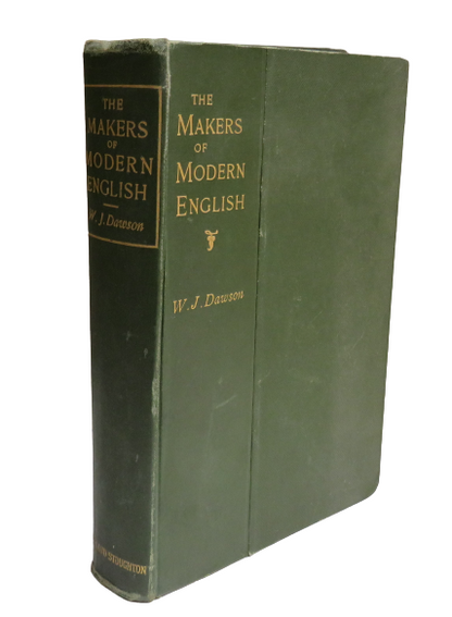 The Makers of Modern English A Popular Handbook To The Poets of the Century By W.J. Dawson 1891 book front cover