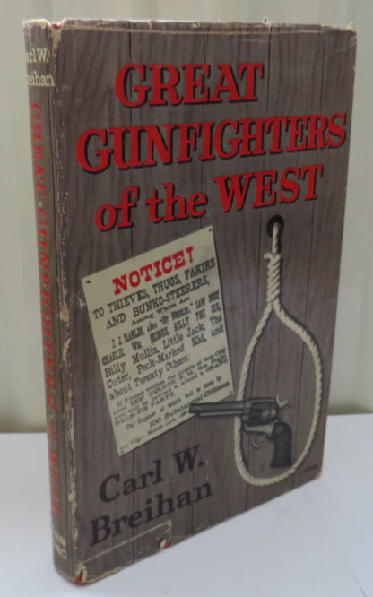 Great Gunfighters Of The West By Carl W. Breihan 1961 1st Edition book image 2