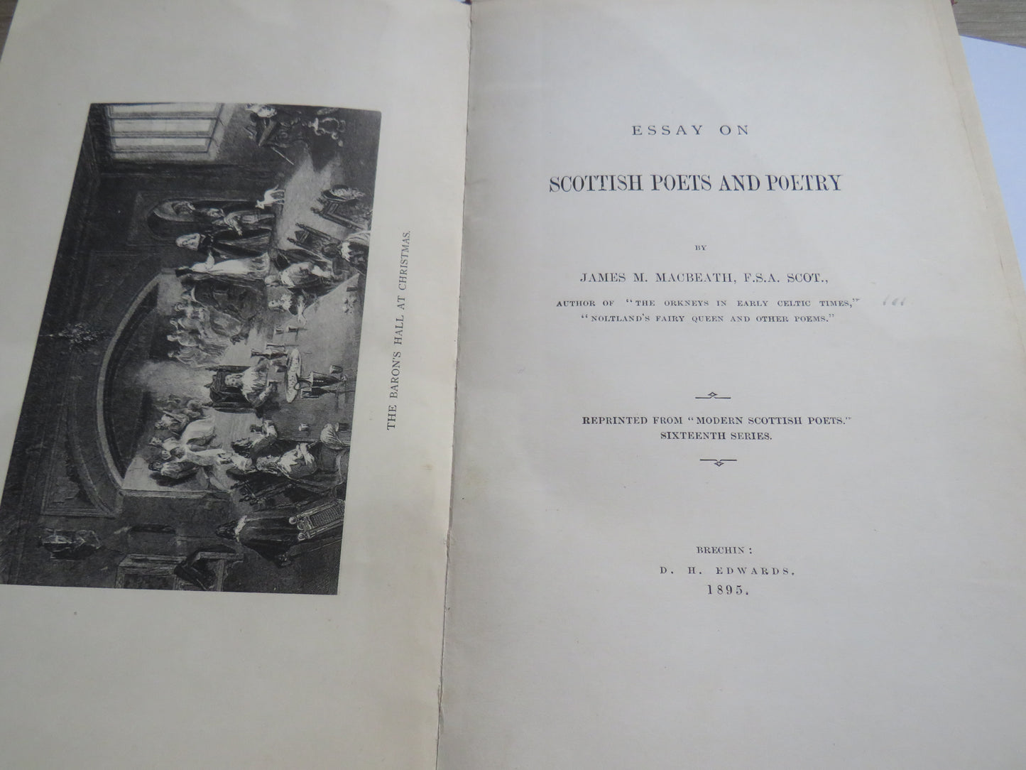 Essay on Scottish Poets and Poetry By James M. Macbeath 1895