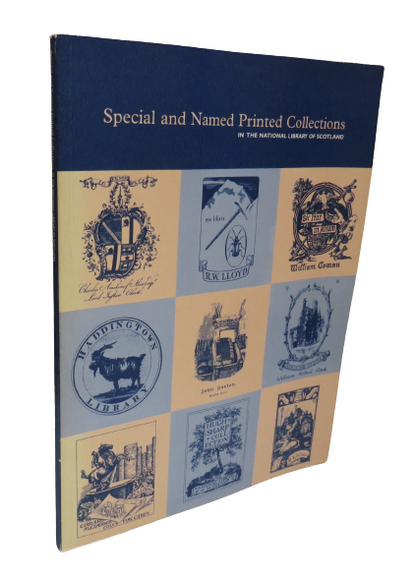 Special and Named Printed Collections in the National Library of Scotland, edited by Graham Hogg, 19 book front cover