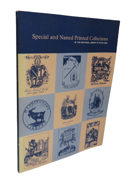 Special and Named Printed Collections in the National Library of Scotland, edited by Graham Hogg, 1999