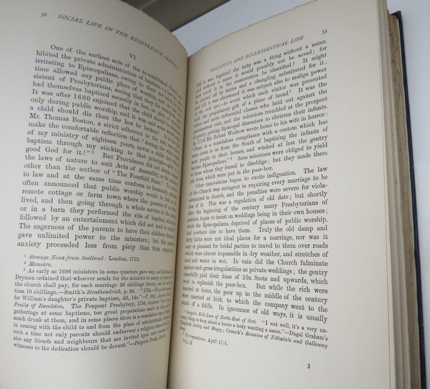 The Social Life of Scotland In The Eighteenth Century By Henry Grey Graham Vol II 1899